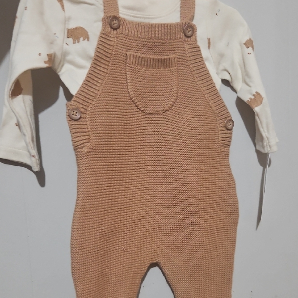 Carter's Brown Knit Overalls for Kids